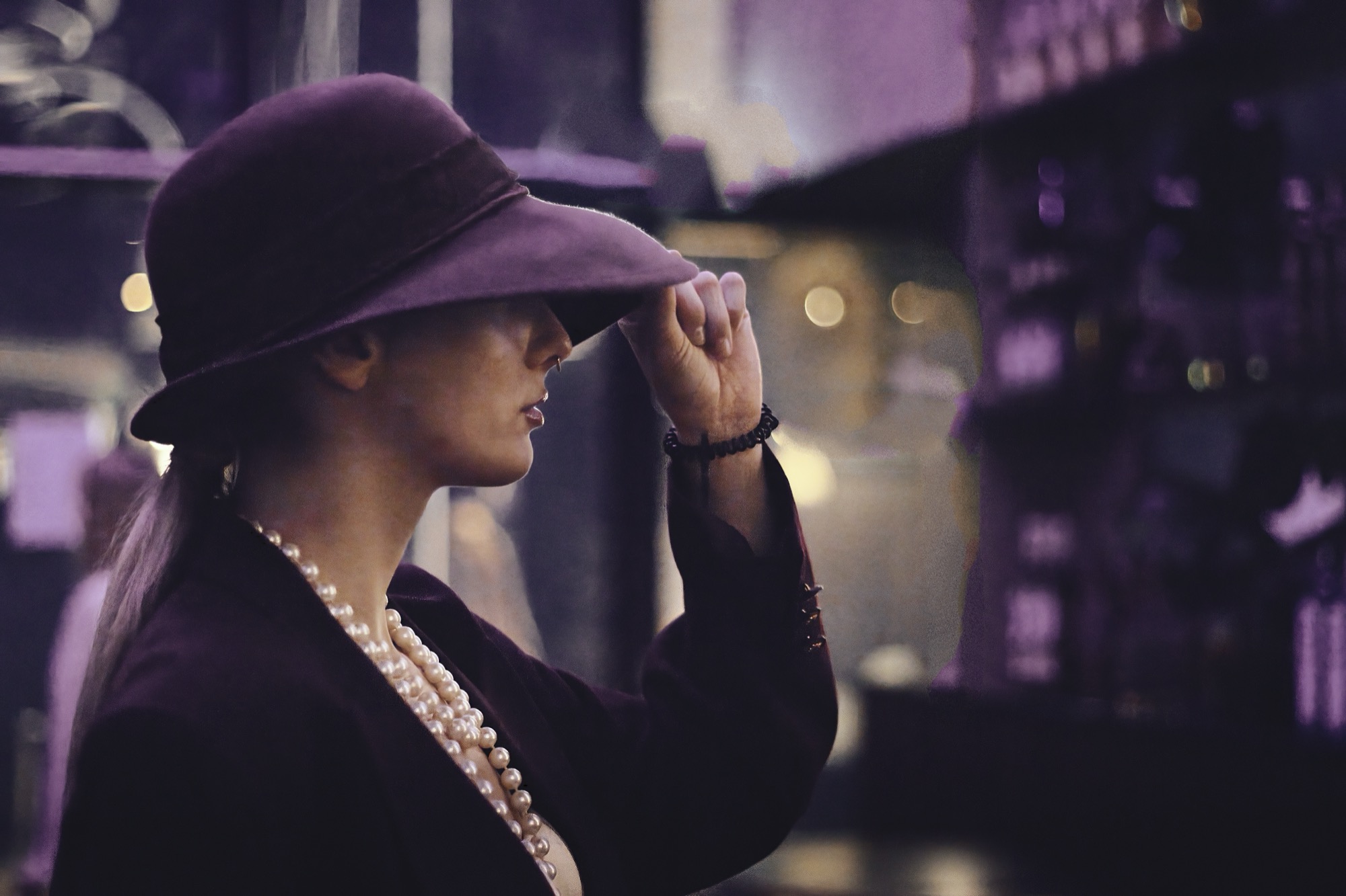 Fashion editorial portrait